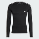 TECHFIT 3-STRIPES TRAINING LONG SLEEVE TEE