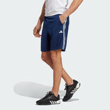 TRAIN ESSENTIALS PIQUÉ 3-STRIPES TRAINING SHORTS