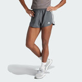 PACER TRAINING 3-STRIPES WOVEN HIGH-RISE SHORTS