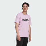 ESSENTIALS EMBROIDERED LINEAR LOGO TEE