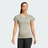 AEROREADY TRAIN ESSENTIALS MINIMAL BRANDING V-NECK TEE