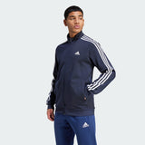 ESSENTIALS WARM-UP 3-STRIPES TRACK JACKET