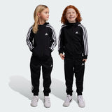 ESSENTIALS 3-STRIPES SHINY TRACKSUIT SET