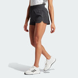 PACER TRAINING 3-STRIPES WOVEN HIGH-RISE SHORTS