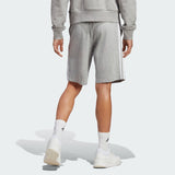 ESSENTIALS SINGLE JERSEY 3-STRIPES SHORTS