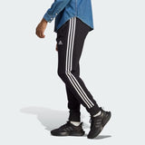 ESSENTIALS FRENCH TERRY TAPERED CUFF 3-STRIPES PANTS