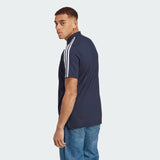 ESSENTIALS PIQUÉ EMBROIDERED SMALL LOGO 3-STRIPES POLO SHIRT