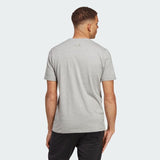 ESSENTIALS SINGLE JERSEY LINEAR EMBROIDERED LOGO TEE