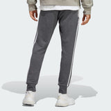 ESSENTIALS FRENCH TERRY TAPERED CUFF 3-STRIPES PANTS