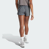 PACER TRAINING 3-STRIPES WOVEN HIGH-RISE SHORTS