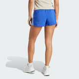 PACER TRAINING 3-STRIPES WOVEN HIGH-RISE SHORTS