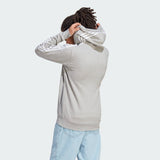 ESSENTIALS FRENCH TERRY 3-STRIPES FULL-ZIP HOODIE