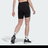 TRAINING ESSENTIALS 3-STRIPES HIGH-WAISTED SHORT LEGGINGS