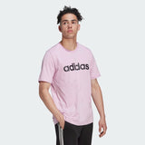 ESSENTIALS EMBROIDERED LINEAR LOGO TEE