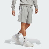 ESSENTIALS SINGLE JERSEY 3-STRIPES SHORTS