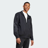 BRAND LOVE WOVEN TRACK JACKET