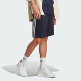 ESSENTIALS SINGLE JERSEY 3-STRIPES SHORTS