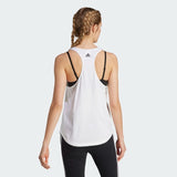 ESSENTIALS LOOSE LOGO TANK TOP