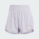 PACER TRAINING 3-STRIPES WOVEN HIGH-RISE SHORTS