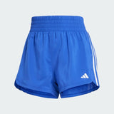 PACER TRAINING 3-STRIPES WOVEN HIGH-RISE SHORTS