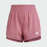 PACER TRAINING 3-STRIPES WOVEN HIGH-RISE SHORTS