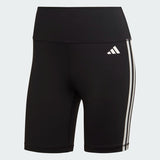 TRAINING ESSENTIALS 3-STRIPES HIGH-WAISTED SHORT LEGGINGS