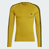 TECHFIT 3-STRIPES TRAINING LONG SLEEVE TEE