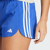 PACER TRAINING 3-STRIPES WOVEN HIGH-RISE SHORTS