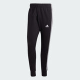 ESSENTIALS FRENCH TERRY TAPERED CUFF 3-STRIPES PANTS