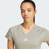 AEROREADY TRAIN ESSENTIALS MINIMAL BRANDING V-NECK TEE