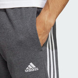 ESSENTIALS FRENCH TERRY TAPERED CUFF 3-STRIPES PANTS