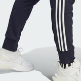 ESSENTIALS FRENCH TERRY TAPERED CUFF 3-STRIPES PANTS