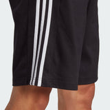 ESSENTIALS SINGLE JERSEY 3-STRIPES SHORTS