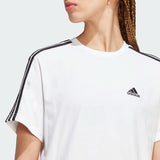 ESSENTIALS 3-STRIPES SINGLE JERSEY CROP TOP