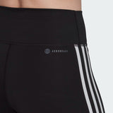 TRAINING ESSENTIALS 3-STRIPES HIGH-WAISTED SHORT LEGGINGS