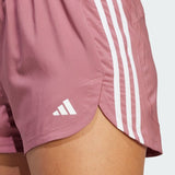 PACER TRAINING 3-STRIPES WOVEN HIGH-RISE SHORTS