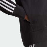 ESSENTIALS FRENCH TERRY 3-STRIPES FULL-ZIP HOODIE