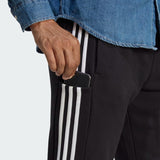 ESSENTIALS FRENCH TERRY TAPERED CUFF 3-STRIPES PANTS