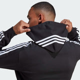 ESSENTIALS FRENCH TERRY 3-STRIPES HOODIE